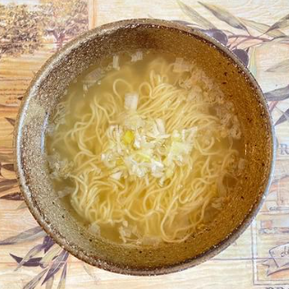 麺を茹でる／仕上げ