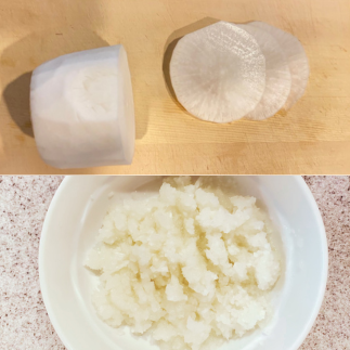 大根おろしをつくる