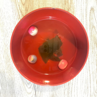 お椀に注いだら